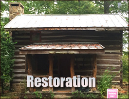 Historic Log Cabin Restoration  Vaughnsville, Ohio